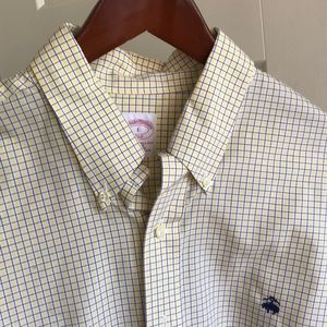 Brooks Brothers shirt button down collar NON-IRON